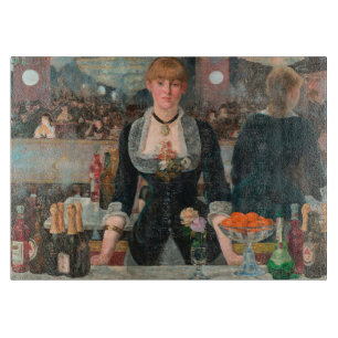 Ein Bar in den Folies-Bergère Edouard Manet Schneidebrett