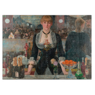 Ein Bar in den Folies-Bergère Edouard Manet Schneidebrett