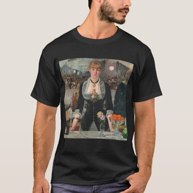 Ein Bar in den Folies-Bergère Edouard Manet T-Shirt (Vorderseite)