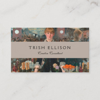 Ein Bar in den Folies-Bergère Edouard Manet Visitenkarte