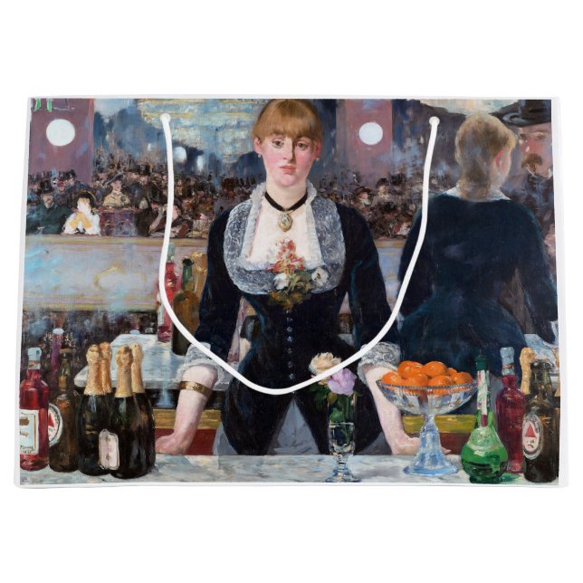 Ein Bar in den Folies-Bergere, Manet Große Geschenktüte (Vorderseite)