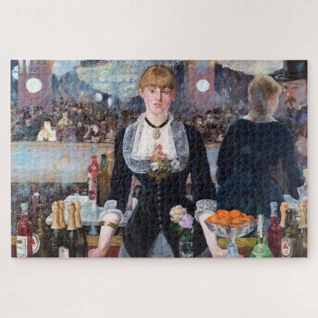 Ein Bar in den Folies-Bergere, Manet Puzzle (Horizontal)