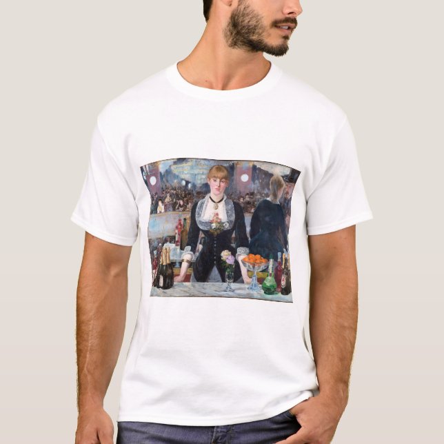Ein Bar in den Folies-Bergere, Manet T-Shirt (Vorderseite)