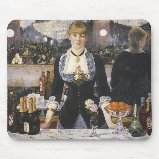 Ein Bar in den Folies-Bergere Mousepad (Vorne)