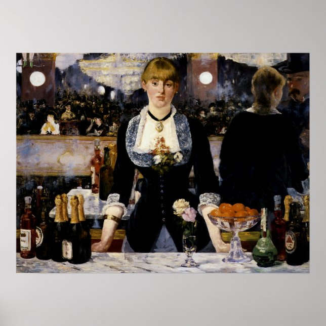Ein Bar in den Folies-Bergere Poster (Vorne)