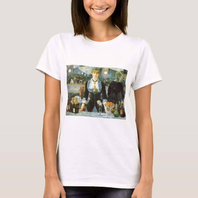 Ein Bar in den Folies Bergere von Edouard Manet T-Shirt (Vorderseite)
