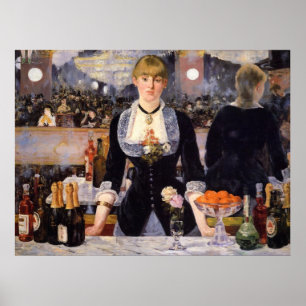 Ein Bar in Folies-Bergère Poster