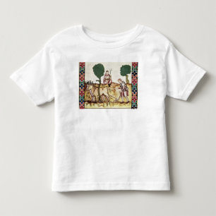 Ein Bauer, der seinen Sohn unterrichtet, ein Feld Kleinkind T-shirt