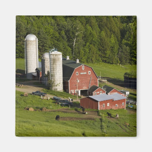 Ein Bauernhof in Barnet Mitte, Vermont. Magnet