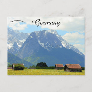 Ein Bauernhof in Grainau Deutschland Postkarte