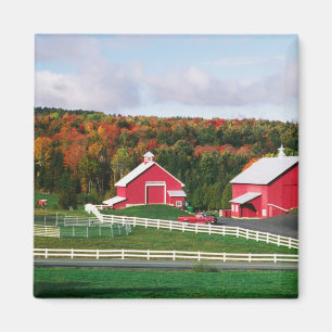 Ein Bauernhof in Vermont in der Nähe von Peacham.  Magnet