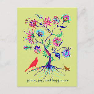 Ein Baum des Lebens Postkarte