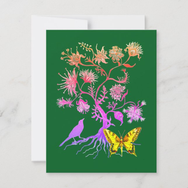 Ein Baum des Lebens RSVP Karte (Vorderseite)