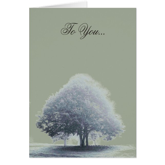 Ein Baum im Nebel (Vorne)