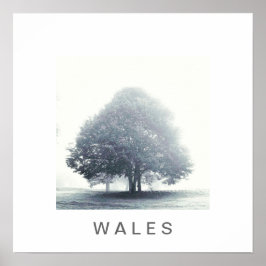 Ein Baum im Nebel Poster