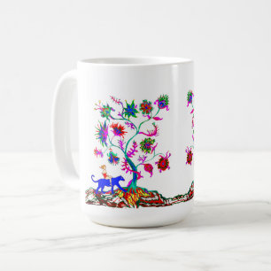 Ein Baum und ein Mädchen Kaffeetasse