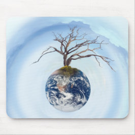 Ein Baumplanet Mousepad