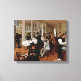 Ein Baumwollbüro in New Orleans - Edgar Degas Leinwanddruck