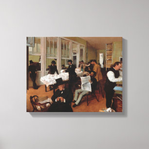 Ein Baumwollbüro in New Orleans - Edgar Degas Leinwanddruck