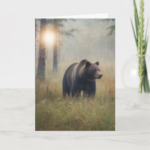Ein Beary Happy Birthday Karte