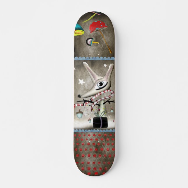 Ein Beauty Fox Wintersportboy Skateboard (Vorne)