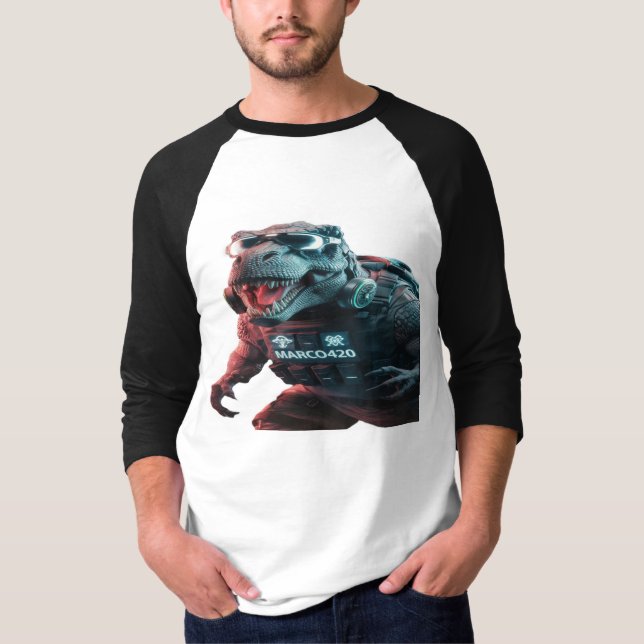 Ein beeindruckendes Foto eines bedrohlichen T-Rex, T-Shirt (Vorderseite)