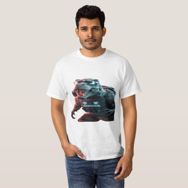 Ein beeindruckendes Foto eines bedrohlichen T-Rex, T-Shirt (Vorne ganz)
