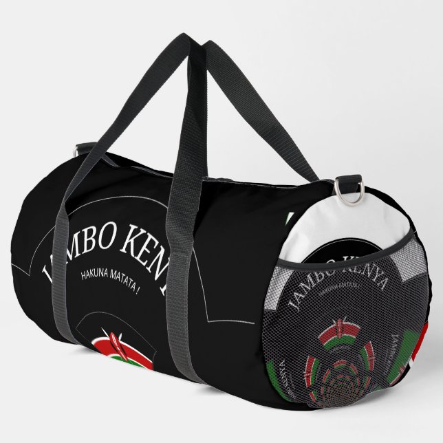 Ein beeindruckendes Kenyan Wristlet: Eine kaleidos Duffle Bag (Rechte Ecke)