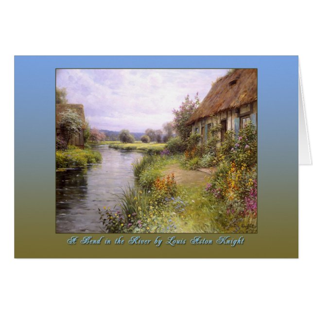 Ein Bend im Fluss von Louis Aston Knight (Vorderseite (Horizontal))