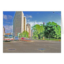 Ein beschäftigter Nachmittag in Chicago