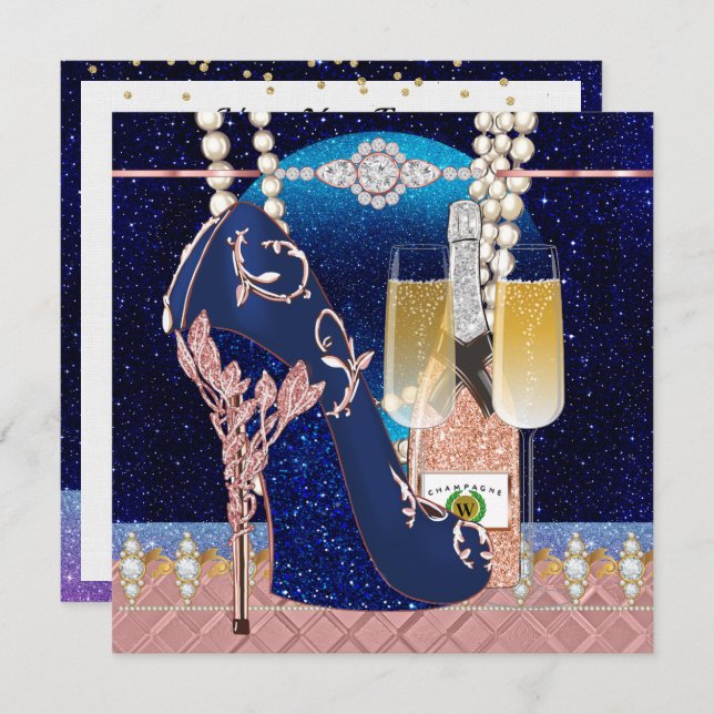 Ein Besondere Anlass Einladung (Vorne/Hinten)