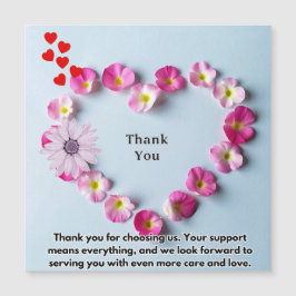 Ein besonderer Dank Magnetkarte