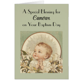 Ein besonderer Segen, Vintage, maßvolle Taufe