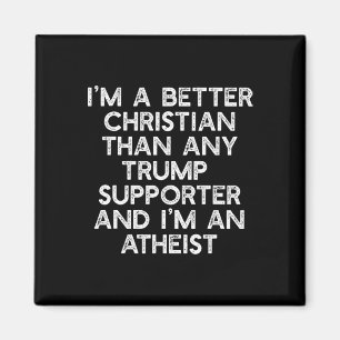 Ein besser Christlicher Trump unterstützt Anti-45- Magnet
