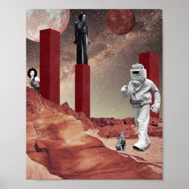 Ein Besuch in den Mars Poster