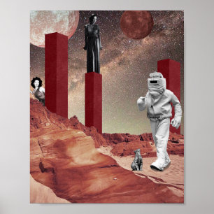Ein Besuch in den Mars Poster