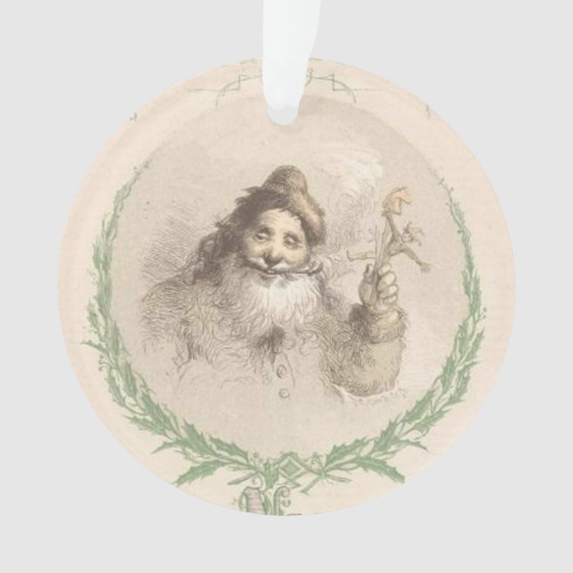 Ein Besuch vom Heiligen Nicholas Ornament (Vorderseite)