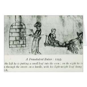 Ein betrügerischer Bäcker, 1293