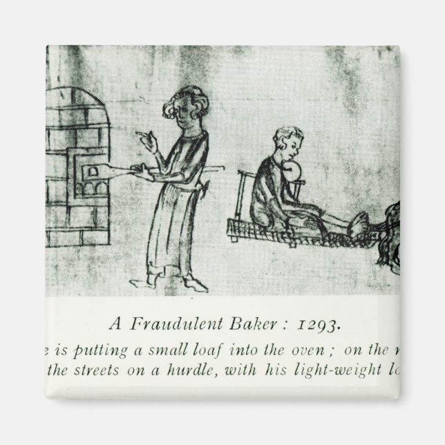 Ein betrügerischer Bäcker, 1293 Magnet (Vorne)