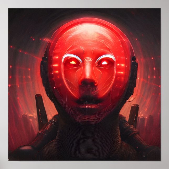 Ein beunruhigendes Lächeln 4a - A.I. Poster (Vorne)