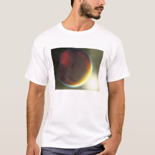 Ein bewölkter Jupiter-artiger Planet, der sich umk T-Shirt