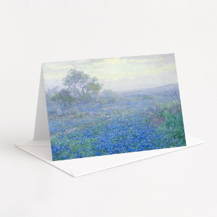 Ein bewölkter Tag, Bluebonnets Julian Onderdonk Feiertagskarte
