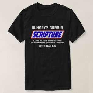Ein Bibelvers-Shirt mit einer Parodie T-Shirt
