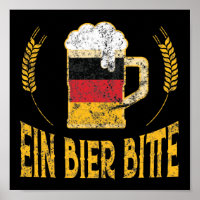 Ein Bier bitte deutsche Flagge Ein Bier bitte