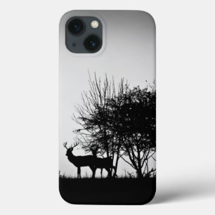 Ein Bild des Nebels einiger Rotwild morgens Case-Mate iPhone Hülle