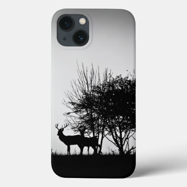 Ein Bild des Nebels einiger Rotwild morgens Case-Mate iPhone Hülle (Rückseite)