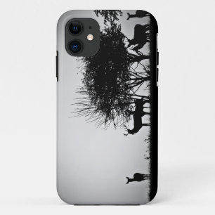 Ein Bild des Nebels einiger Rotwild morgens Case-Mate iPhone Hülle