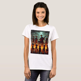 ein Bild einer Zombie-Familie mit Gitarre T-Shirt