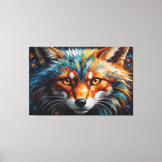ein Bild eines Fuchses Leinwanddruck (Vorderseite)