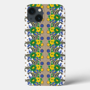 ein Bild eines Musters, das wie ein Pfau aussieht Case-Mate iPhone Hülle
